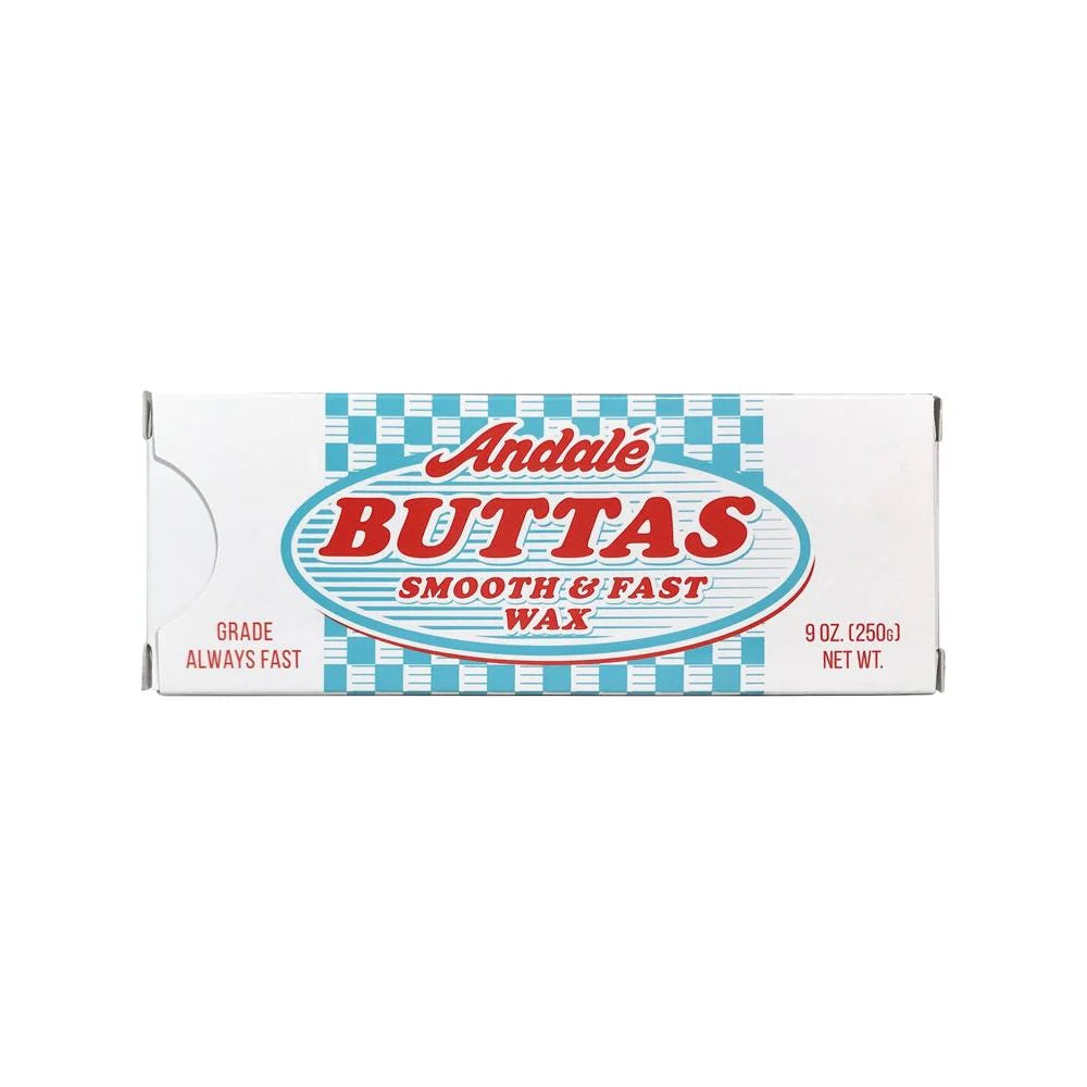 Andale Buttas Skate Wax – White Curb & Rail Wax (5.125" x 2" x 2")