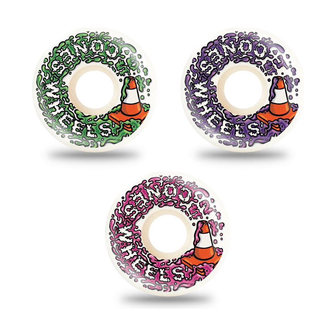 Cones Wheels | The Toxic Cones 52mm Professional Skateboard Wheels