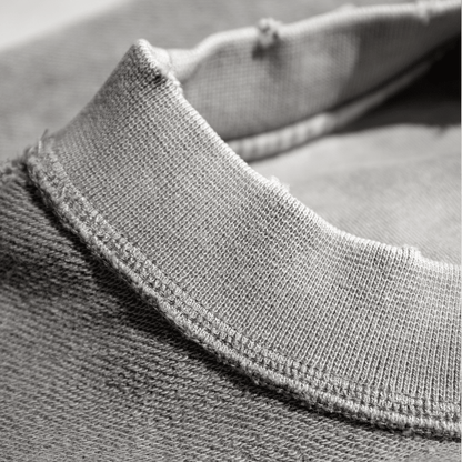 Heavyweight Washed Cropped Crew Neck
